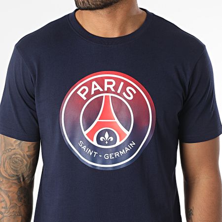 PSG - Maglietta con grande logo Paris Saint Germain P24277C blu navy