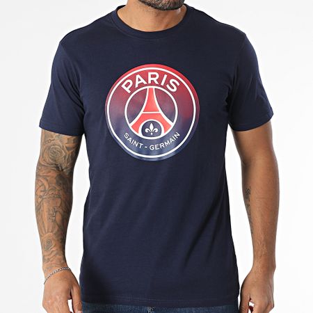 PSG - Maglietta con grande logo Paris Saint Germain P24277C blu navy