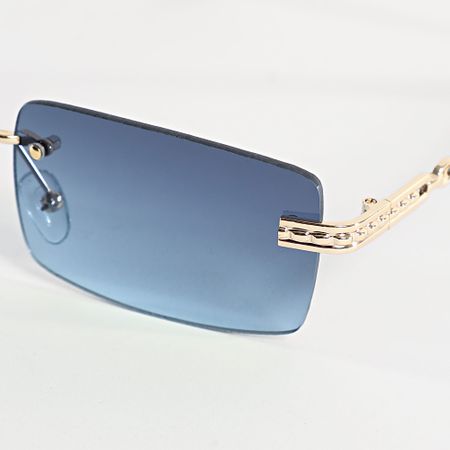 Frilivin - 815 Occhiali da sole blu navy nero oro