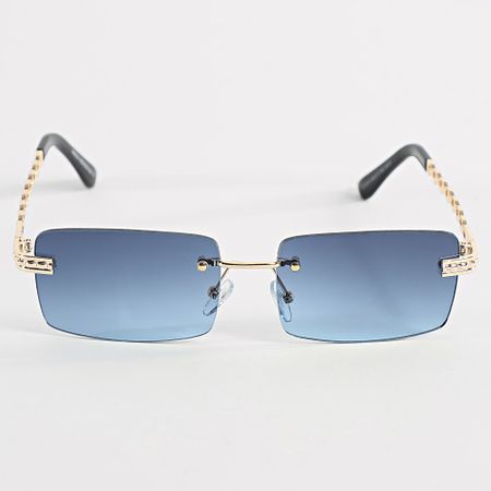 Frilivin - 815 Occhiali da sole blu navy nero oro