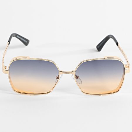 Frilivin - 973 Occhiali da sole nero arancio oro