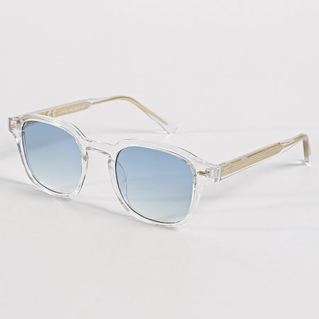 Frilivin - Occhiali da sole 004 Blu Trasparente Oro