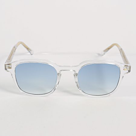 Frilivin - Occhiali da sole 004 Blu Trasparente Oro