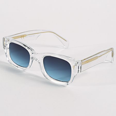 Frilivin - 168 Occhiali da sole trasparenti blu navy