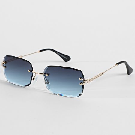 Frilivin - Occhiali da sole blu navy oro 980