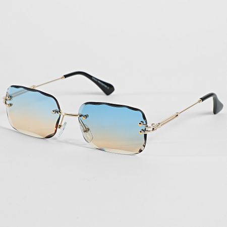 Frilivin - 980 Occhiali da sole blu arancio oro