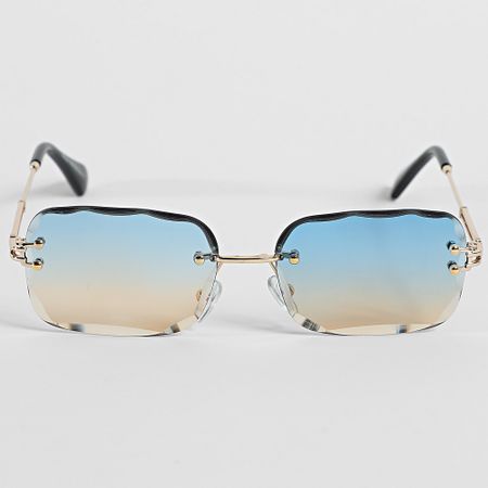 Frilivin - 980 Occhiali da sole blu arancio oro