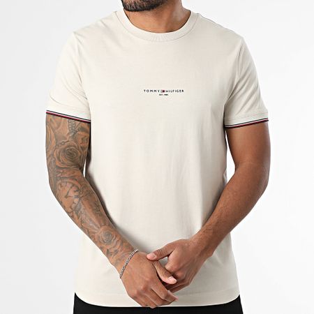 Tommy Hilfiger - 2584 Maglietta con logo beige