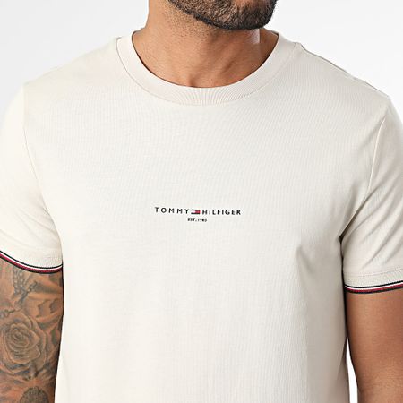 Tommy Hilfiger - 2584 Maglietta con logo beige