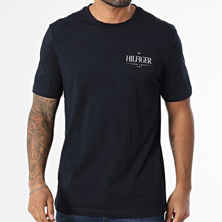 Tommy Hilfiger - Tee Shirt Hilfiger Stack 9355 Blu navy