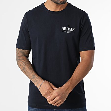 Tommy Hilfiger - Tee Shirt Hilfiger Stack 9355 Blu navy
