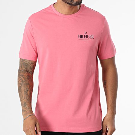 Tommy Hilfiger - Maglietta Hilfiger Stack 9355 Rosa