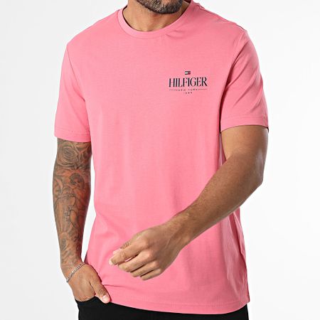 Tommy Hilfiger - Maglietta Hilfiger Stack 9355 Rosa