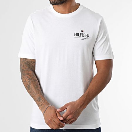 Tommy Hilfiger - Maglietta Hilfiger Stack 9355 Bianco