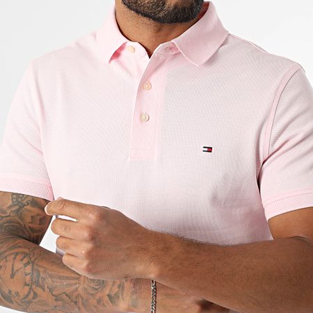 Tommy Hilfiger - Polo Slim a maniche corte 1985 7771 Rosa