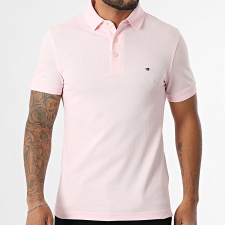 Tommy Hilfiger - Polo Slim a maniche corte 1985 7771 Rosa