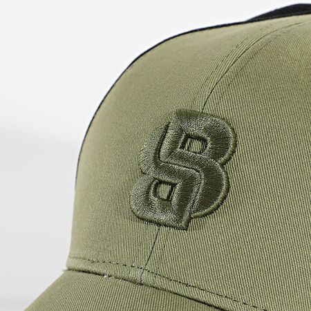 BOSS - Zed Icon Trucker Cap 50539784 Verde Khaki Nero