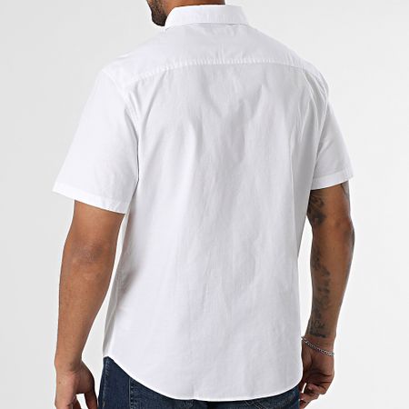 Calvin Klein - M124 Camicia a maniche corte bianca