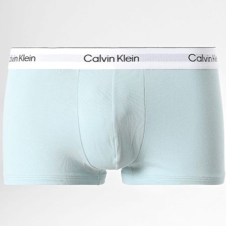Calvin Klein - Set di 3 boxer a vita bassa 4389 azzurro verde