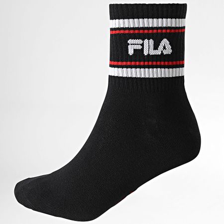 Fila - Confezione da 3 paia di calzini F5609 nero bianco
