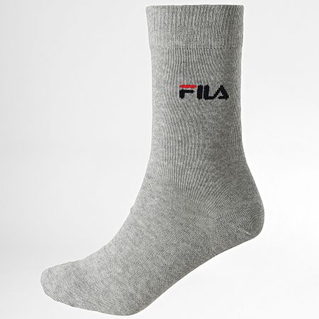 Fila - 3 paia di calzini F9630 Bianco Grigio Nero