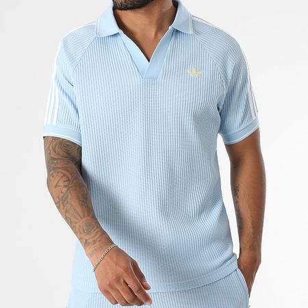 Adidas Originals - Polo a maniche corte KC0690 Blu chiaro