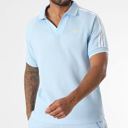 Adidas Originals - Polo a maniche corte KC0690 Blu chiaro