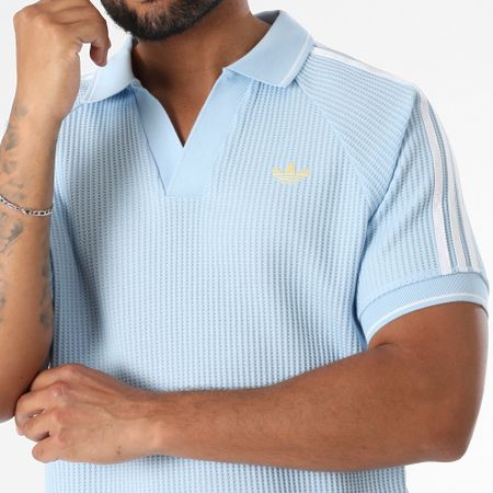 Adidas Originals - Polo a maniche corte KC0690 Blu chiaro