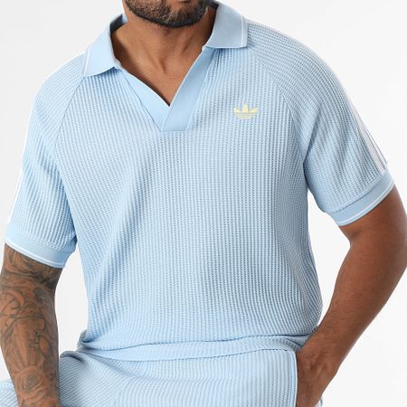 Adidas Originals - Polo a maniche corte KC0690 Blu chiaro