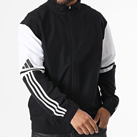Adidas Sportswear - SQ25 Giacca con zip a righe JE2761 Nero
