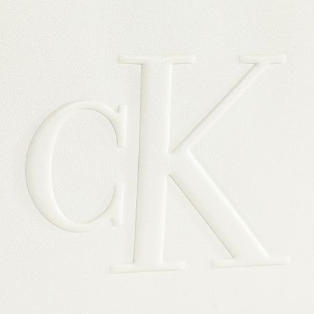 Calvin Klein - Borsa da donna scolpita EW Camera Bag 20 3036 Bianco