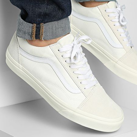 Vans - Scarpe da ginnastica Old Skool D5NWHT1 Mono Checkerboard White