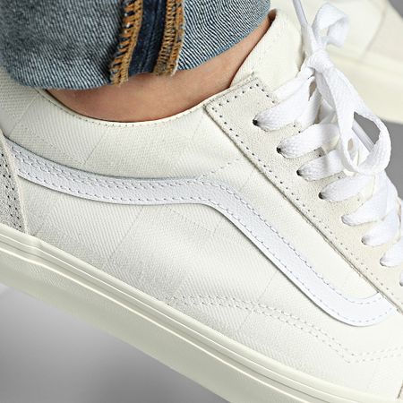 Vans - Scarpe da ginnastica Old Skool D5NWHT1 Mono Checkerboard White