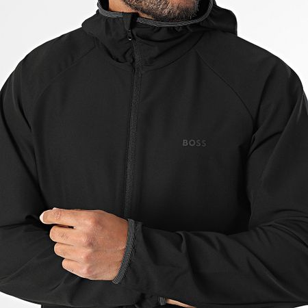 BOSS - Giacca Commuter con cappuccio e zip 50542451 Nero