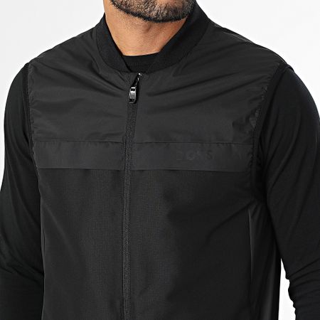 BOSS - Gridlyte Giacca senza maniche con zip 50541301 Nero