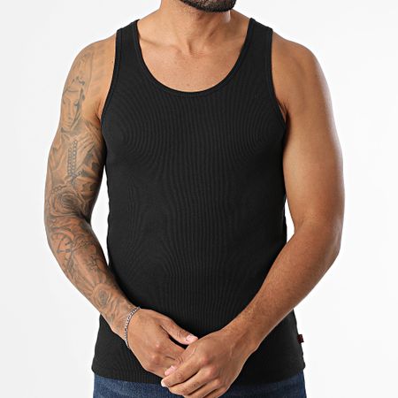 Levi's - Set di 2 canottiere slim 001MP nero bianco