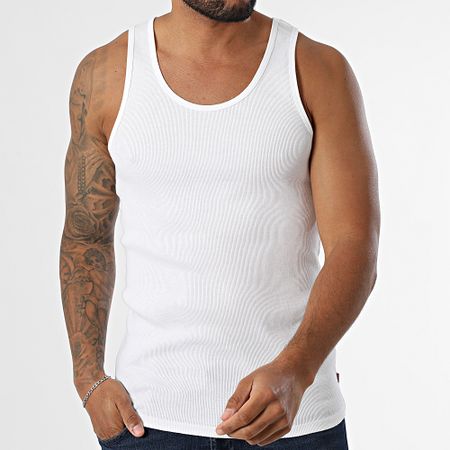 Levi's - Set di 2 canottiere slim 001MP nero bianco