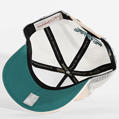 Mitchell and Ness - Cappello Trucker Anaheim Ducks HT8615 Beige