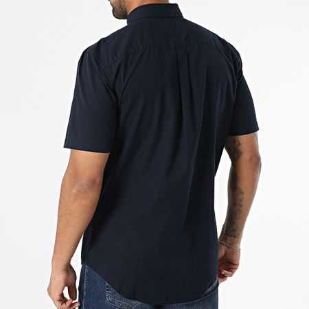 Tommy Hilfiger - Camicia a maniche corte Flex Poplin Solid 7584 Navy