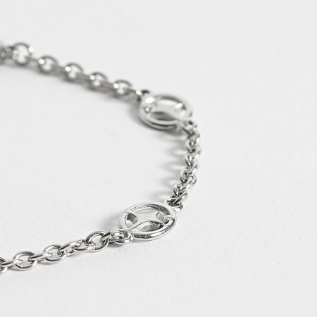 Make It Shine - Bracciale a catena con cavo d'argento Signature