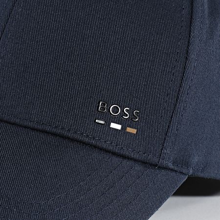 BOSS - Zed BOSS Berretto a righe 50539428 Blu navy