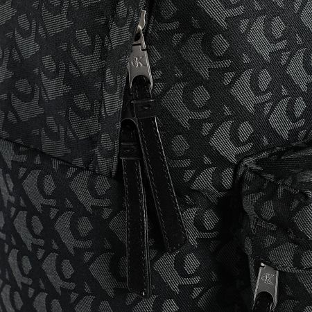 Calvin Klein - Zaino destrutturato Monogram 3116 nero grigio carbone