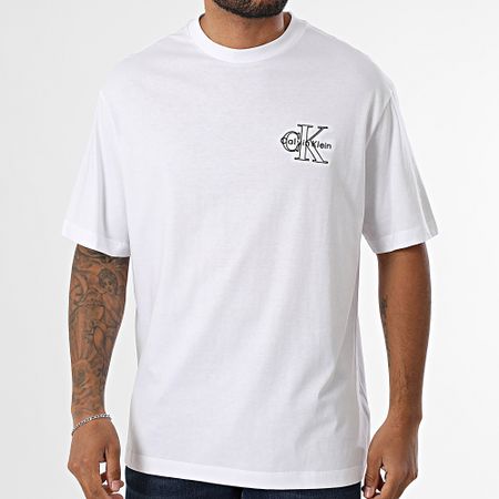 Calvin Klein - Tee oversize grande 856G bianco