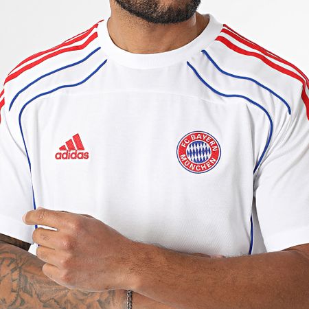 Adidas Sportswear - FC Bayern JF0587 Maglietta a righe bianche