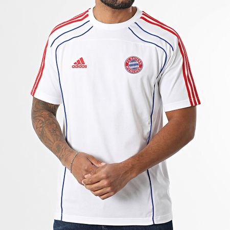 Adidas Sportswear - FC Bayern JF0587 Maglietta a righe bianche