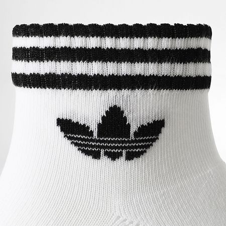 Adidas Originals - 3 paia di calzini a 3 strisce JV7435 Bianco