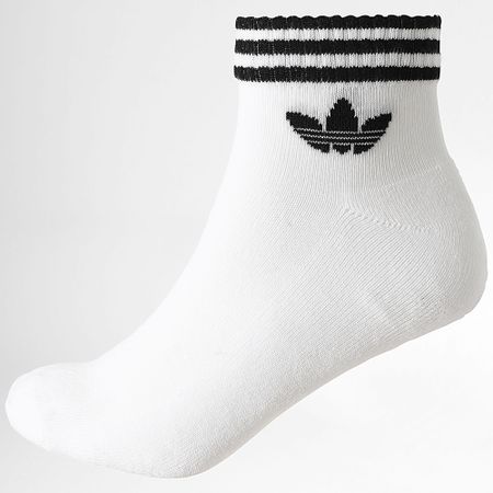 Adidas Originals - 3 paia di calzini a 3 strisce JV7435 Bianco