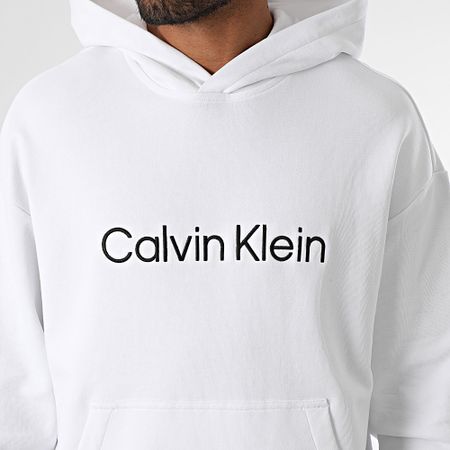 Calvin Klein - M231 Felpa con cappuccio bianca