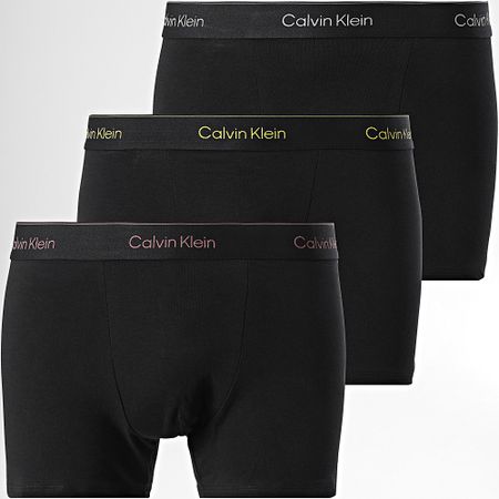 Calvin Klein - NB4286 Set di 3 boxer neri