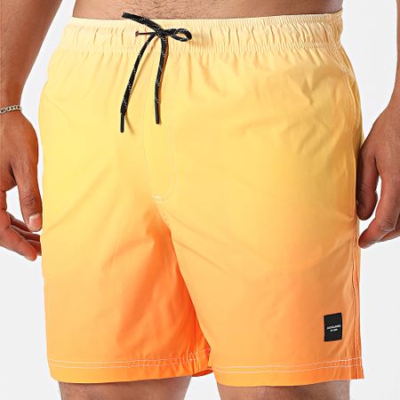 Jack And Jones - Pantaloncini da bagno Maui Giallo Arancione Gradiente